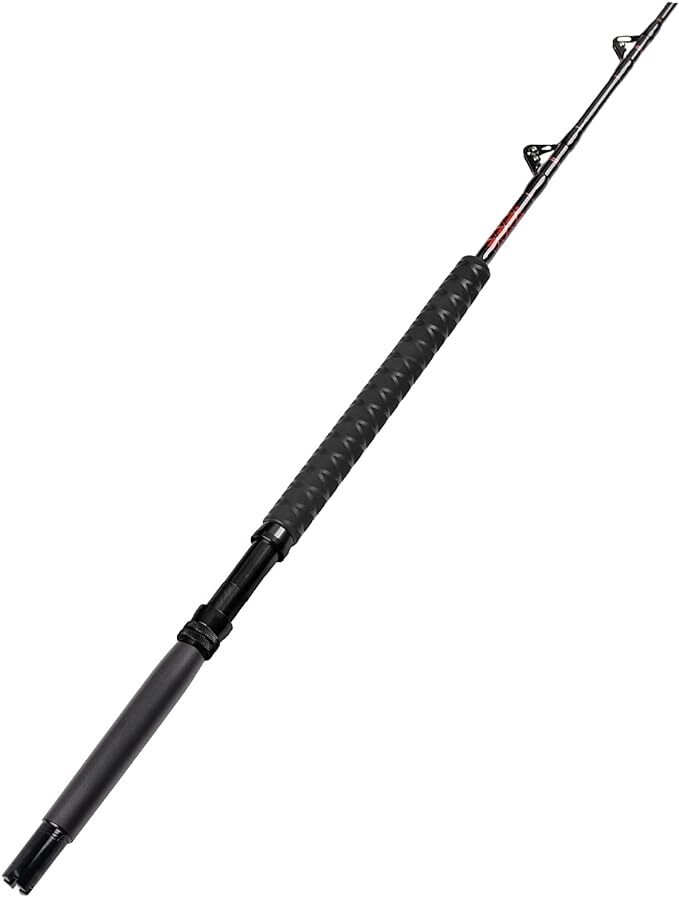 Saltwater Trolling Rod Offshore Big Game Boat Fishing Pole w Roller Guides Heavy