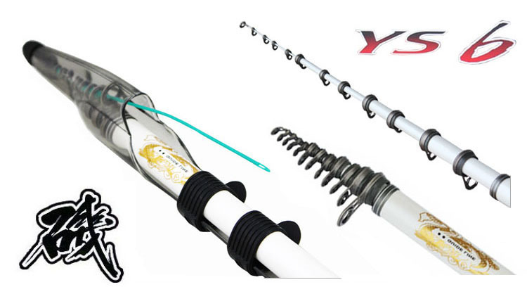 Carbon Rock Fishing Rods YS 6 Telescopic ISO Poles Telescope Bolognese Fish Rod