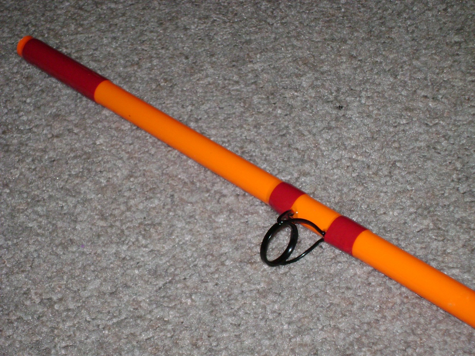 ORANGE GLOW ROD MEAT HUNTER FLEX 10′ HEAVY Casting -USA MADE! – BIG FISH, CATF!