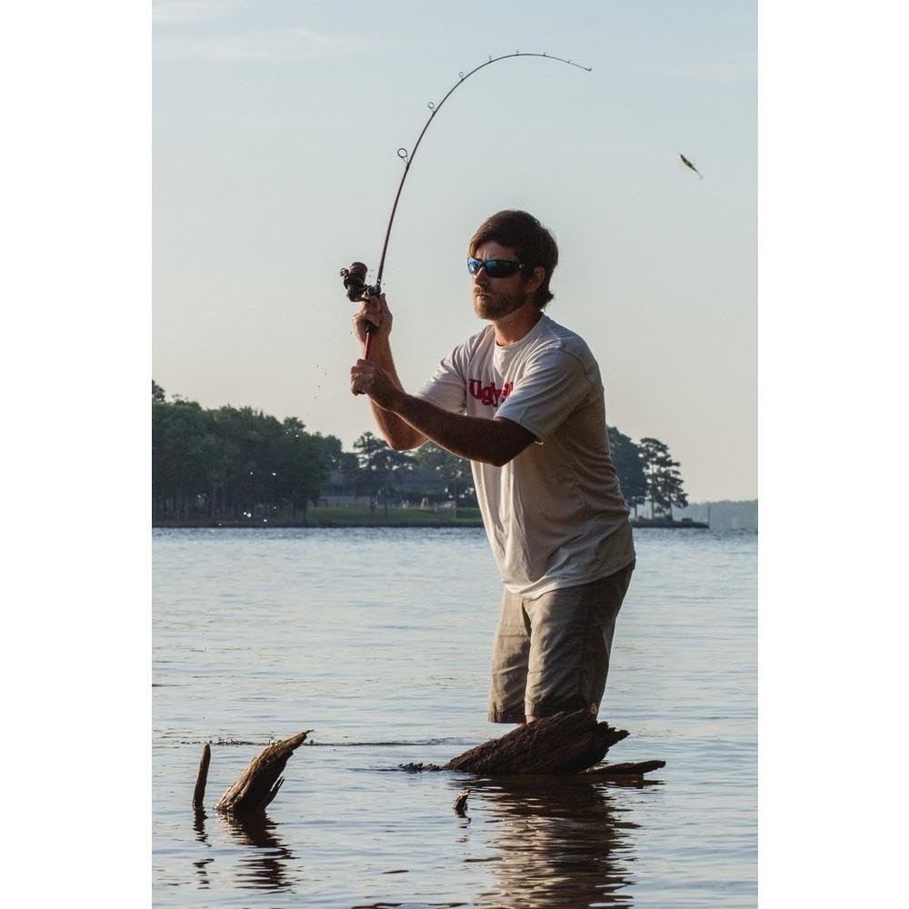 Ugly Stik Carbon 7ft Medium Spinning Fishing Rod Lightweight Durable Graphite