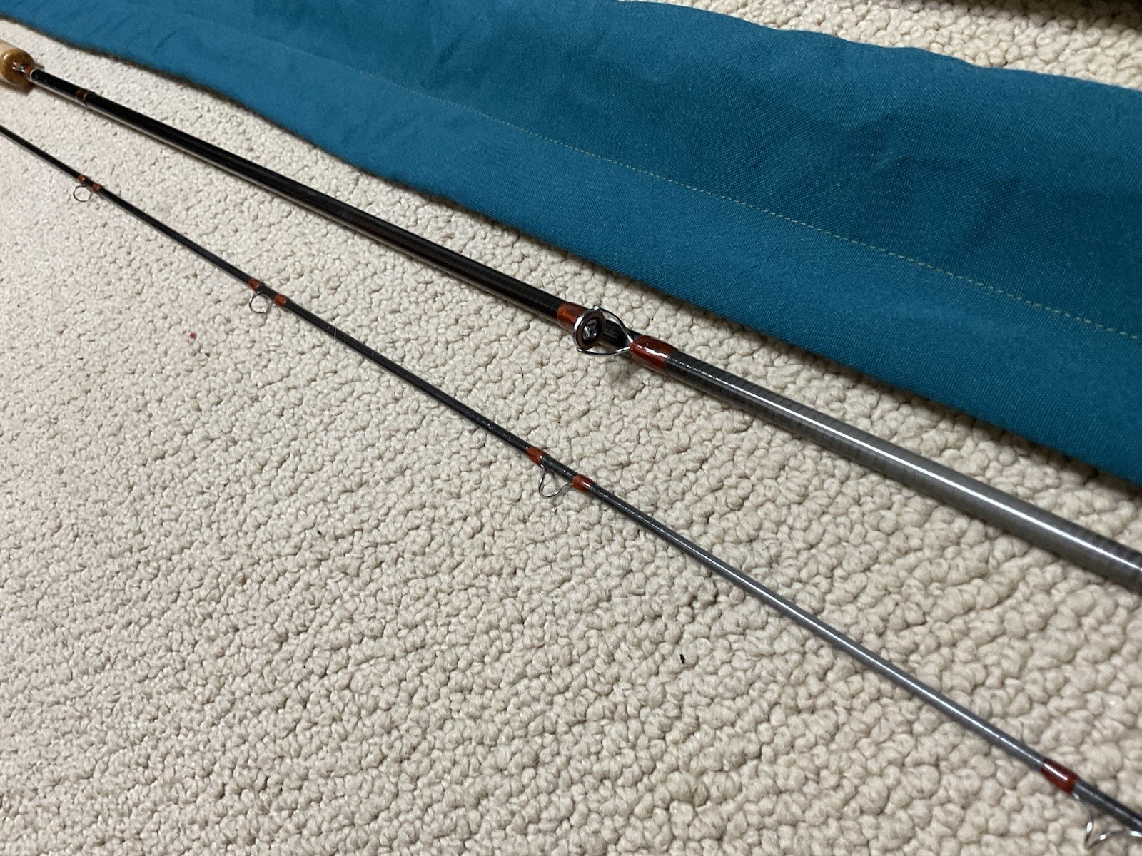 Early Vintage SCOTT PowR-PLY 8’6” 6 Wt 2 Pc Graphite Fly Rod **NICE**