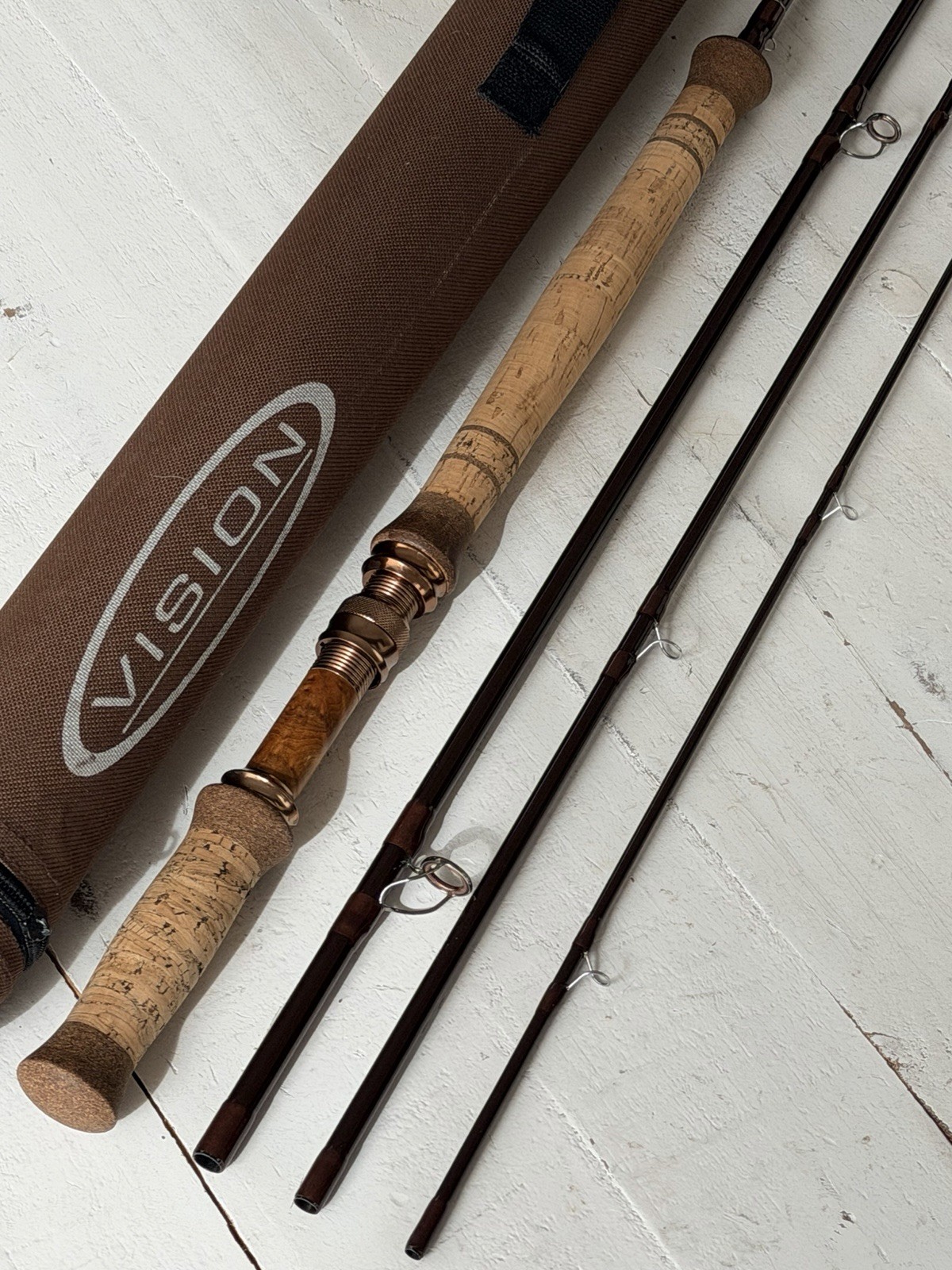 **BEAUTIFUL** 🔥 VISION 6wt. 10’11”in 4pc Switch/Spey Flyrod!! 🔥