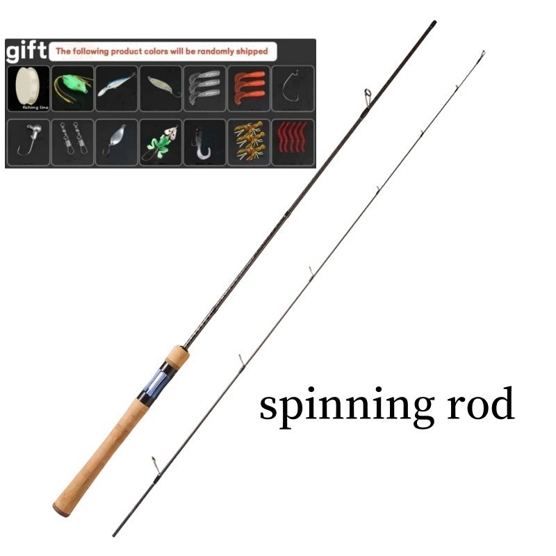 Trout Fishing Rods Carbon Fiber Spinning/casting Rod Ultra Light Pole Portable