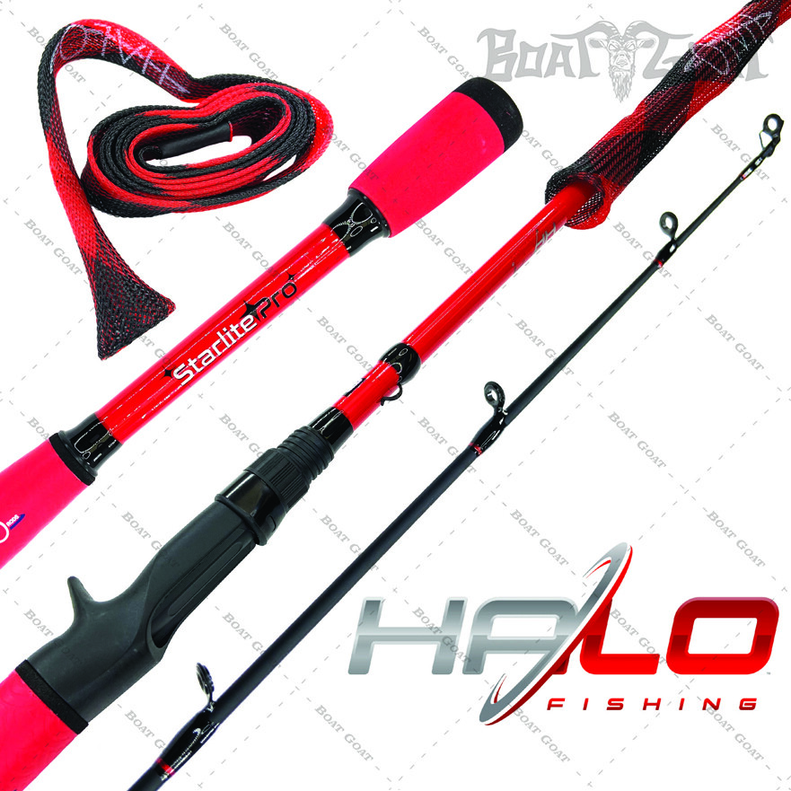 Halo Starlite Pro 7′ Medium Heavy Casting Rod + Rod Sleeve – HFSP70MHC