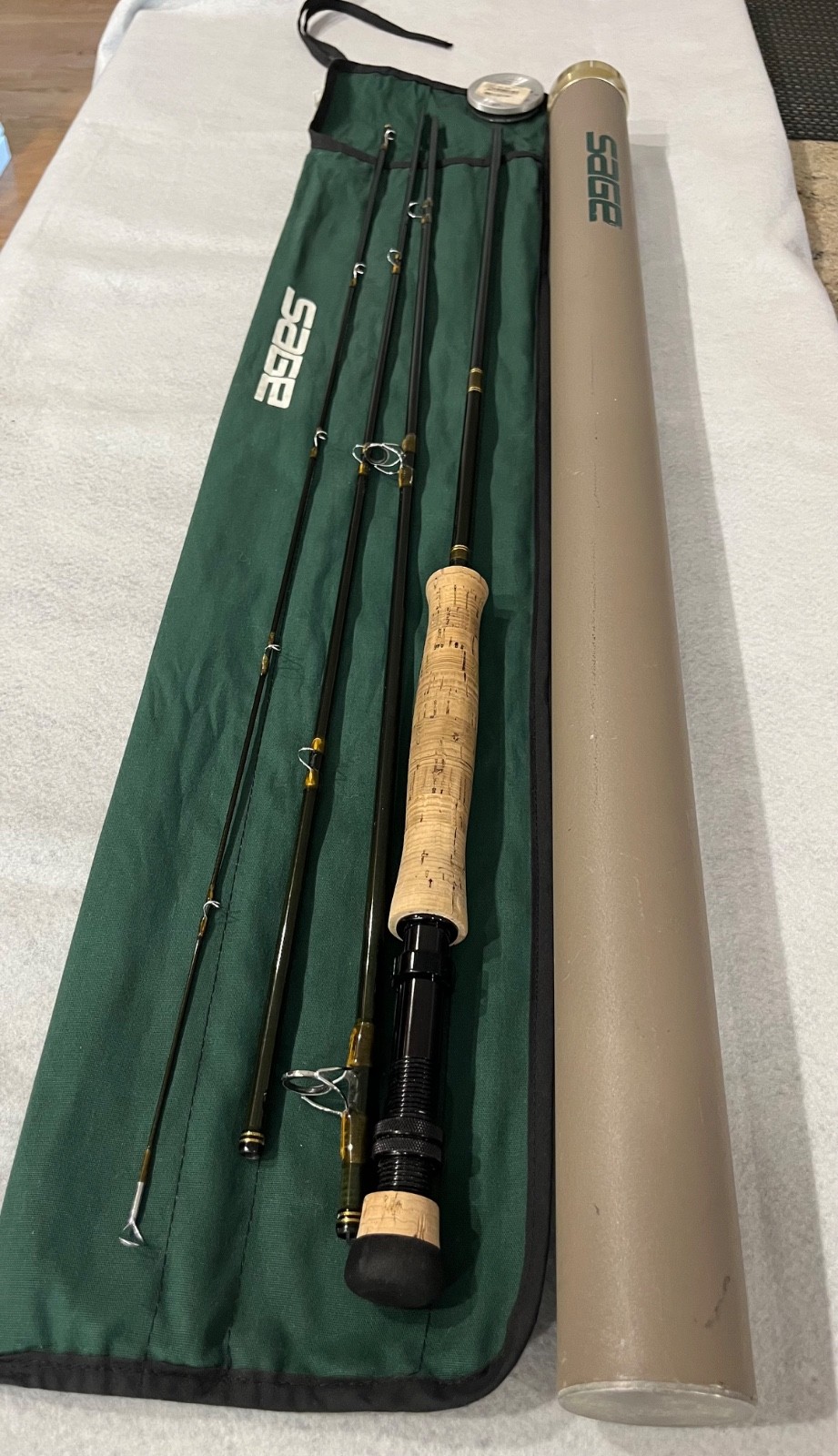 Sage XP 896-4 Fly Rod Used Classic in Excellent Condition with Fighting Butt