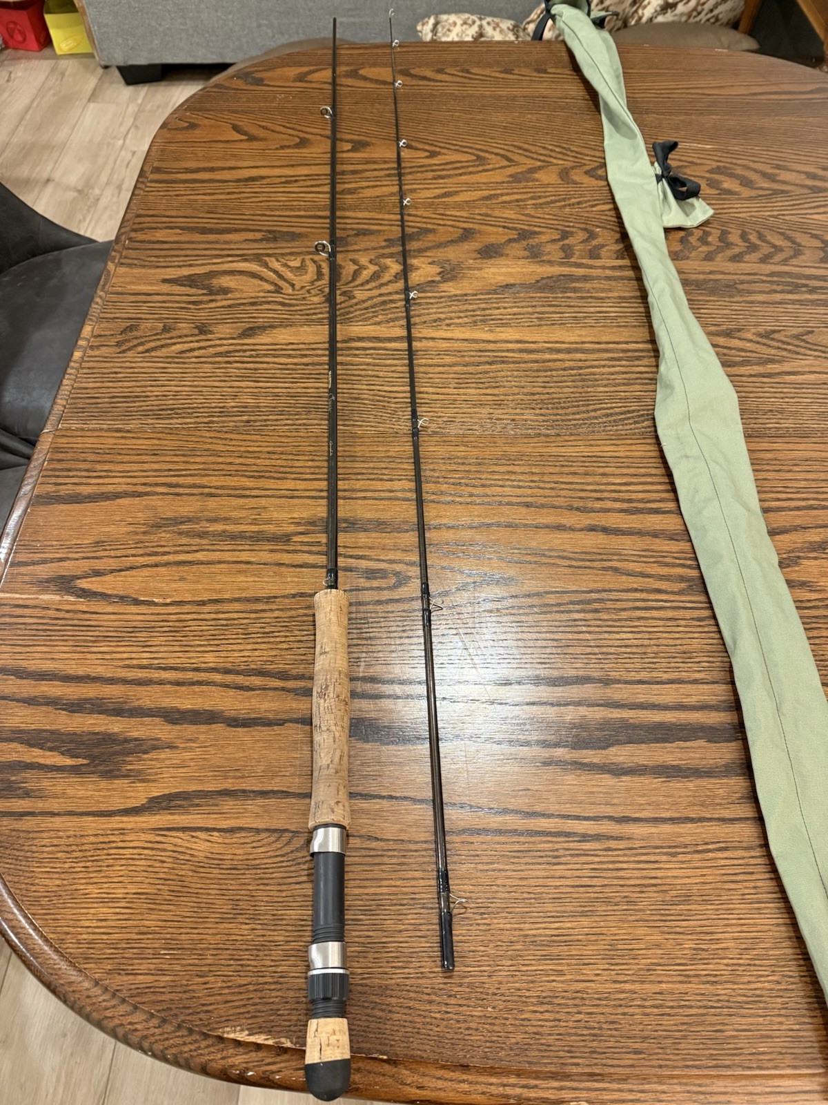 Martin Classic MC97 Graphite Fly Fishing Rod 9 ft 7 wt 2 Piece with Sleeve