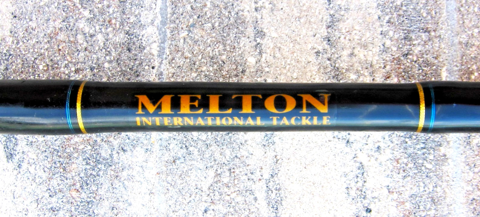 Custom MELTON INTERNATIONAL Stand-Up Rod: 6′; 80-100lb AFTCO Rollers & Butt-USED