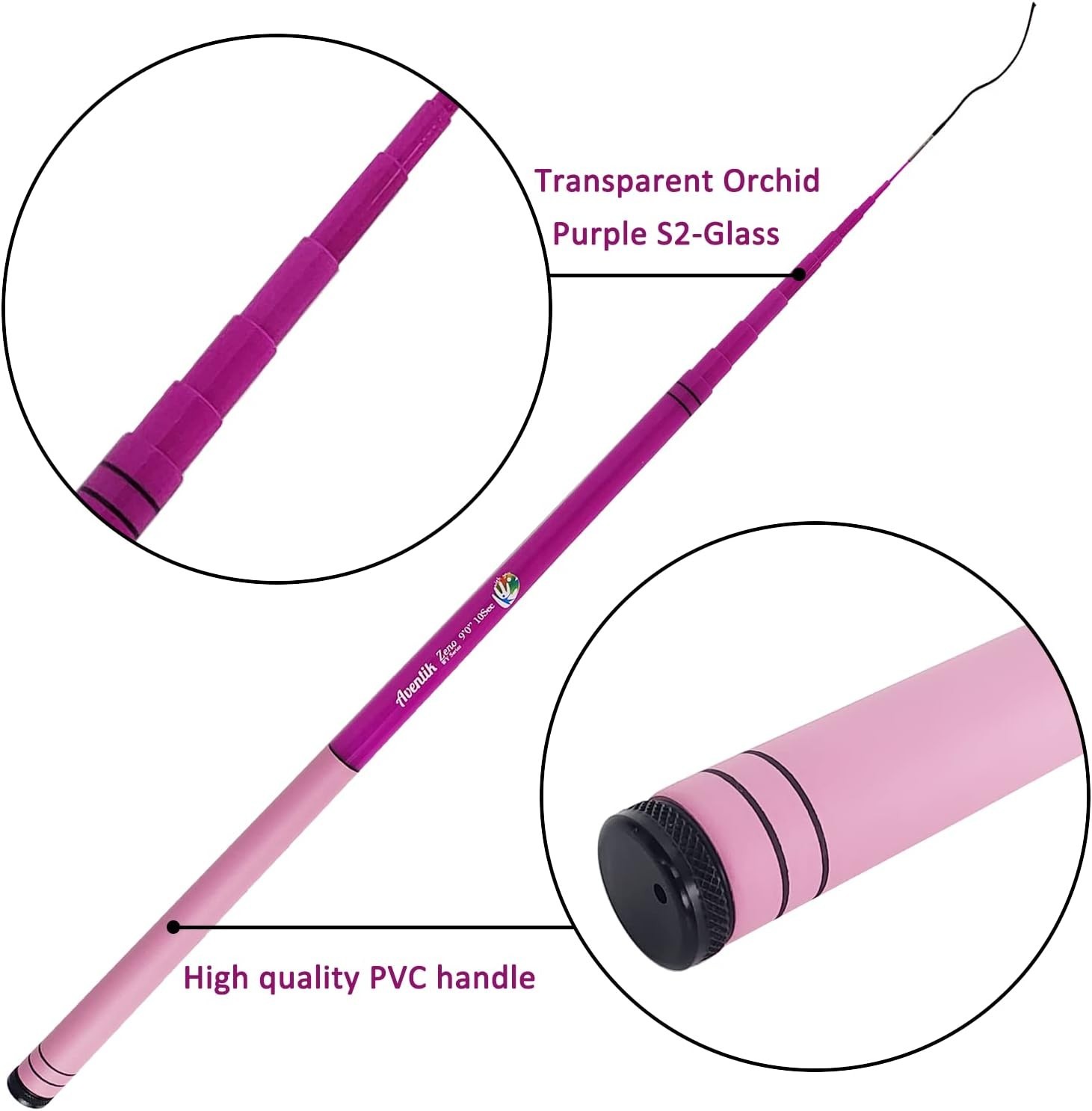 Soft M-Action Zeno Tenkara Rod – 6:4 Action, Lightweight & Perfect for Beginners