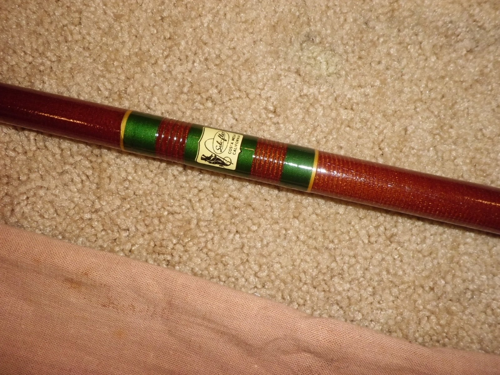 Vintage SILAFLEX Perfexion Model 71 Surf Spinning 10′ Rod- USA- 25 lb