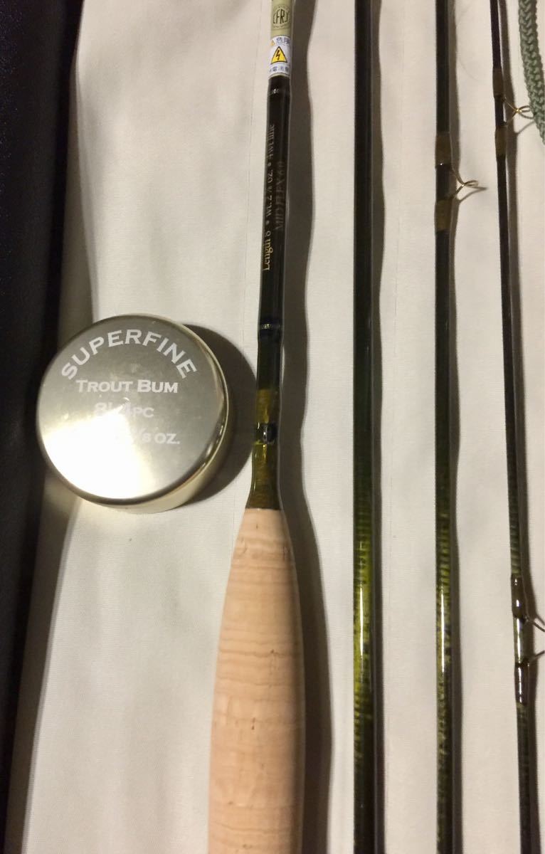 Orvis Superfine Trout Bum 8ft00in #4 4pc 1top.