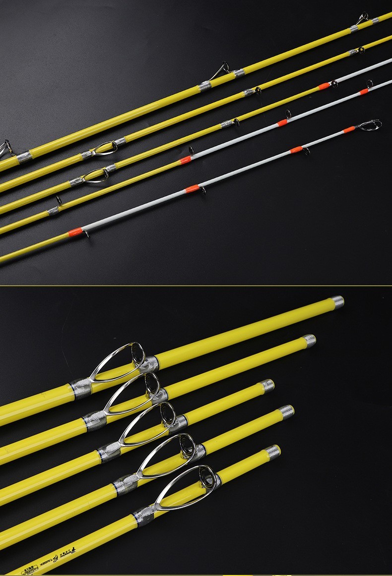 Boat Fishing Rod 6ft Carbon Fiber Spinning Casting Rod 2 Section Trolling Pole