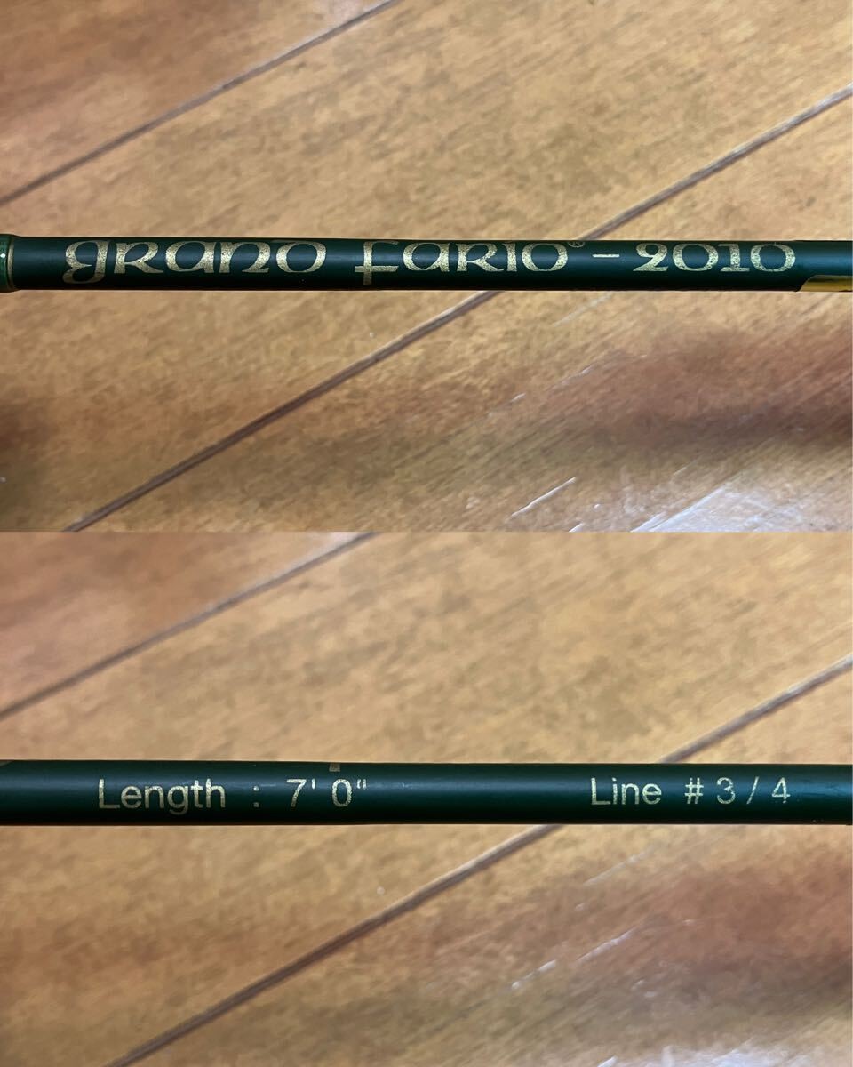 Coatac Grano Fario 2010 7′ #3/4 5-Piece Pack Rod Used, w/ case JDM