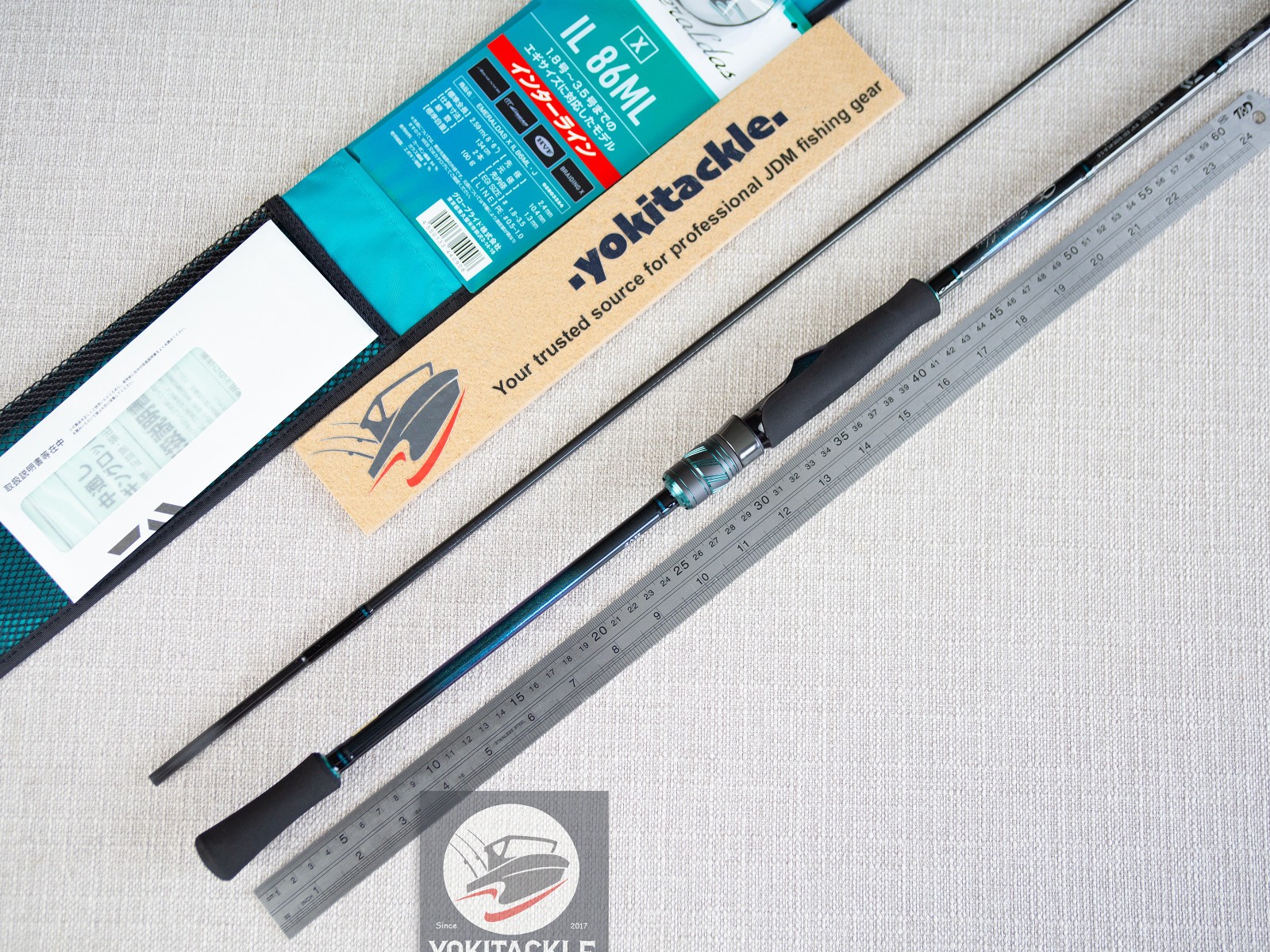 Daiwa 25 EMERALDAS X IL 86ML-J Inter Line Spinning Rod for Eging
