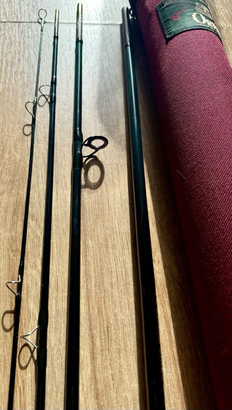 Orvis Trident TLS 9 Foot #12 Carbon 4 Piece Saltwater Fly Rod with Travel Tube