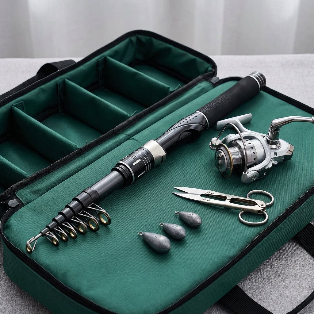 Ultralight Telescopic Carbon Fishing Rod 1.5M-2.4M Comfort Grip For mini sea rod