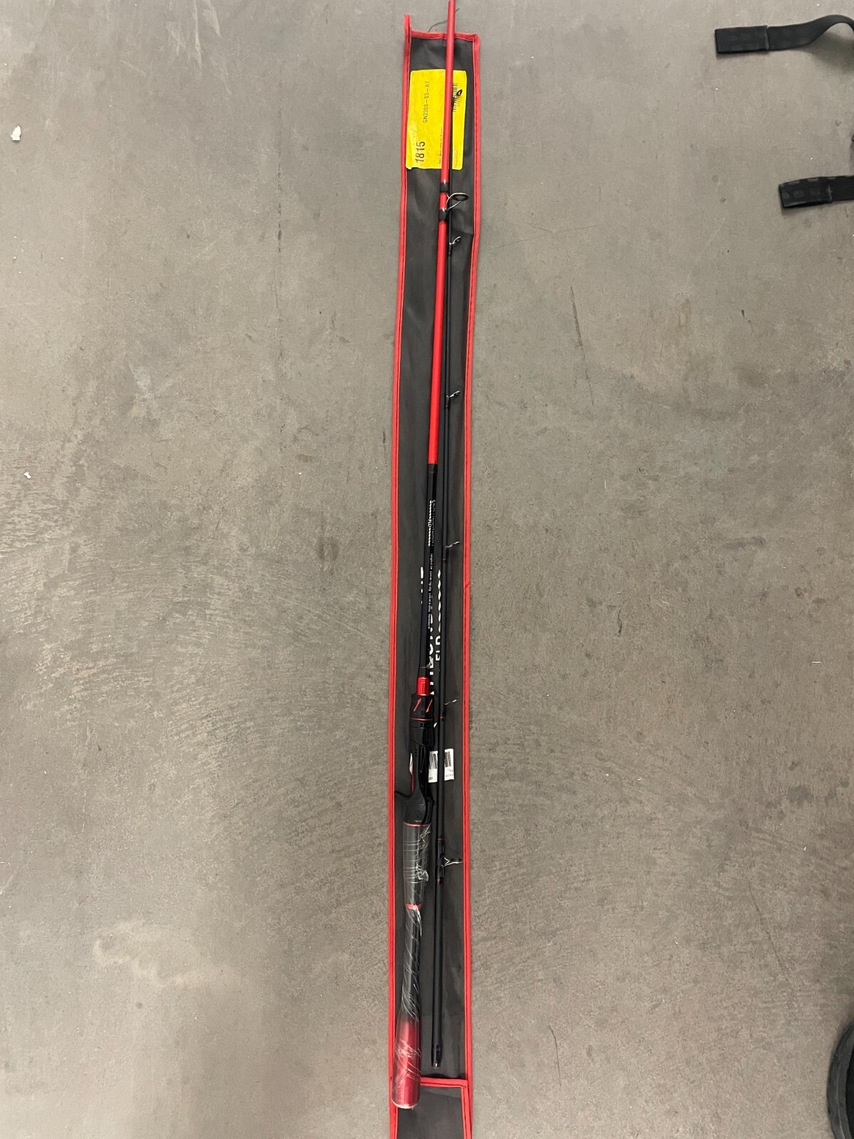 Fertilundant FLD 7ft Carbon Fiber Spinning Fishing Rod – Two Piece – Red