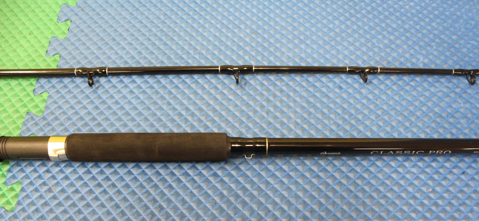 Okuma Classic Pro 9′ 0″ Trolling Rod Mooching CPM-90M-CT Chartreuse Tip