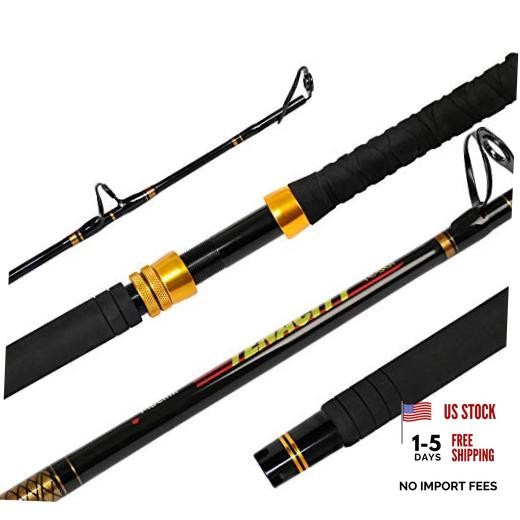 Fishing Trolling Rod/2 Piece Saltwater Offshore Rod Big 6′ 30-50lbs 1 Piece