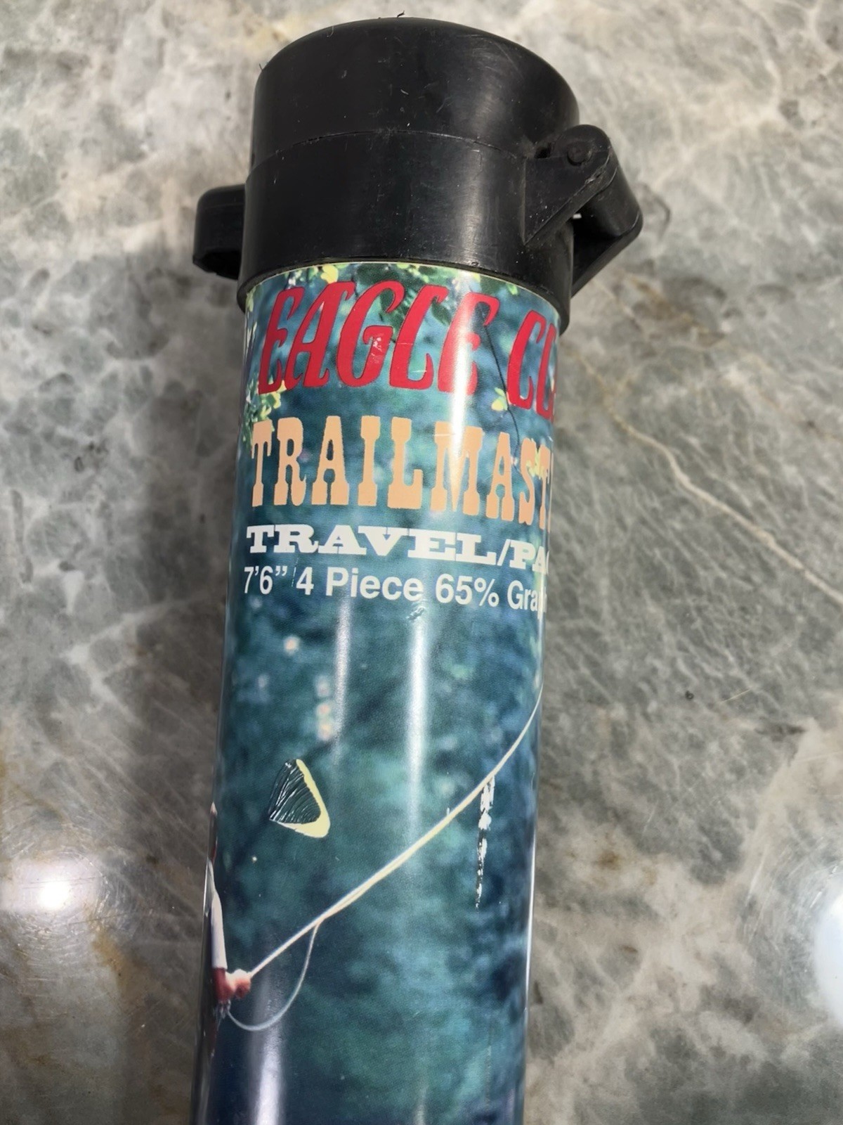NEW EAGLE CLAW SPIN ROD TRAILMASTER ZL II 600 7’6″ 4-PIECE GRAPHITE TRAVEL PACK