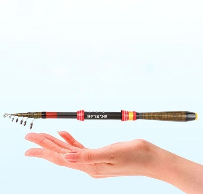 Telescopic Fishing Rods Spinning Casting Rod Carbon Fiber Rod Bass Ultra Light