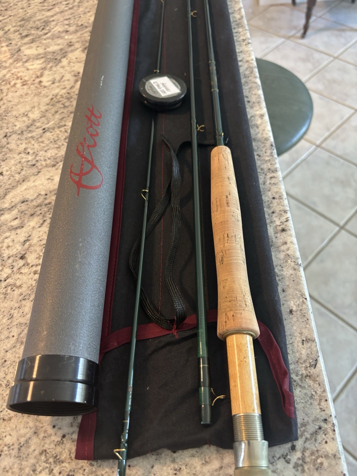 Scott SES Fly Rod 9’0 4wt 3 Piece Fly Fishing Rod