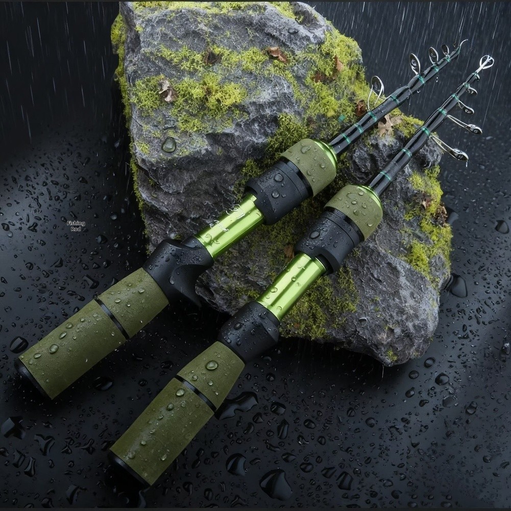 18M Carbon Telescopic Fishing Rod UL with Comfortable Grip and Large Guides
