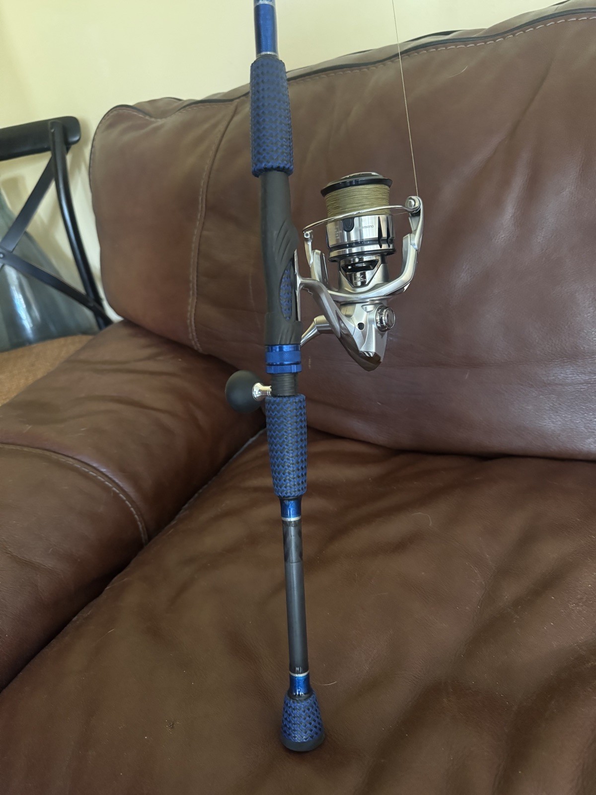 New Connley platinum titanium 8-17# fishing rod with used stradic reel