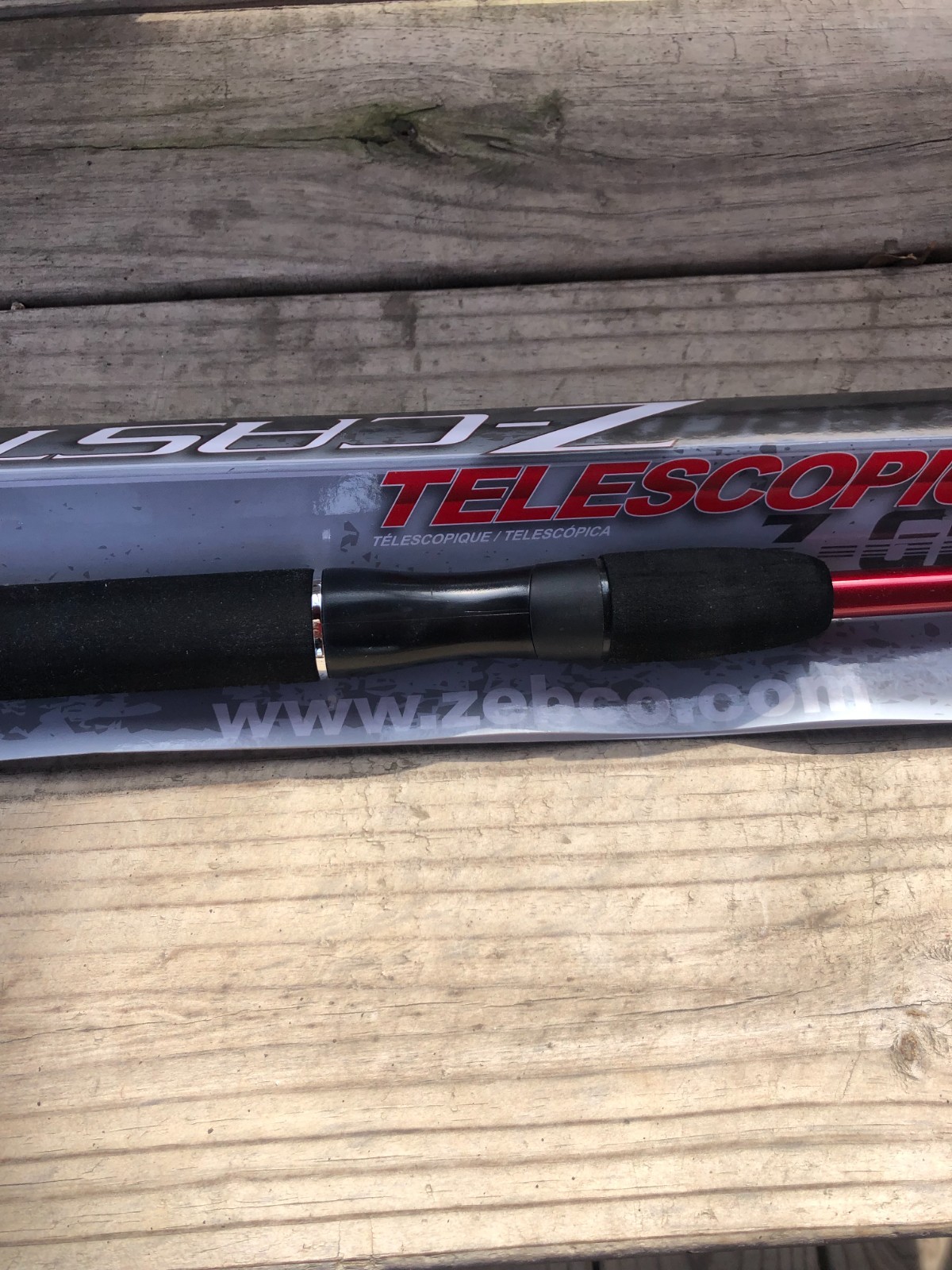 Zebco Z-Cast Telescopic Collapsible Fishing Rod 5’6”