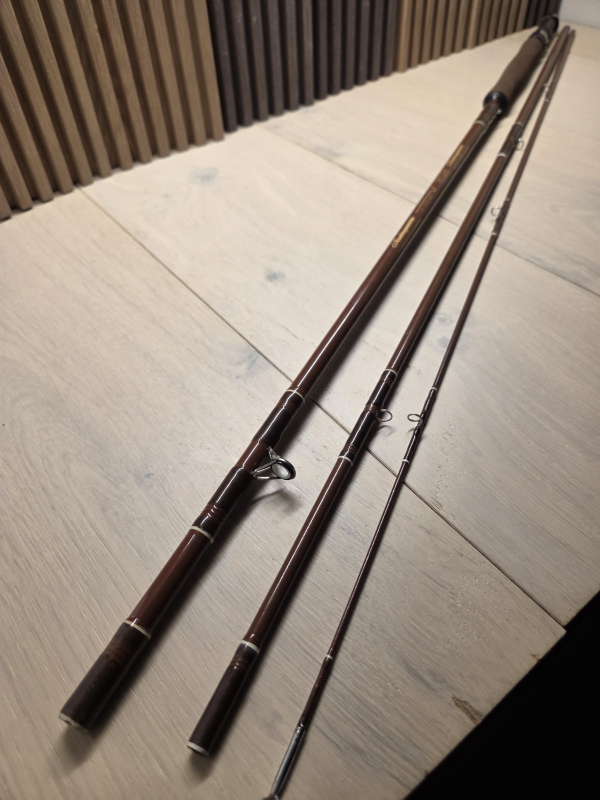 Shakespeare Classic FY12-R 8ft 3pc Fly Rod Medium Fiberglass Brown