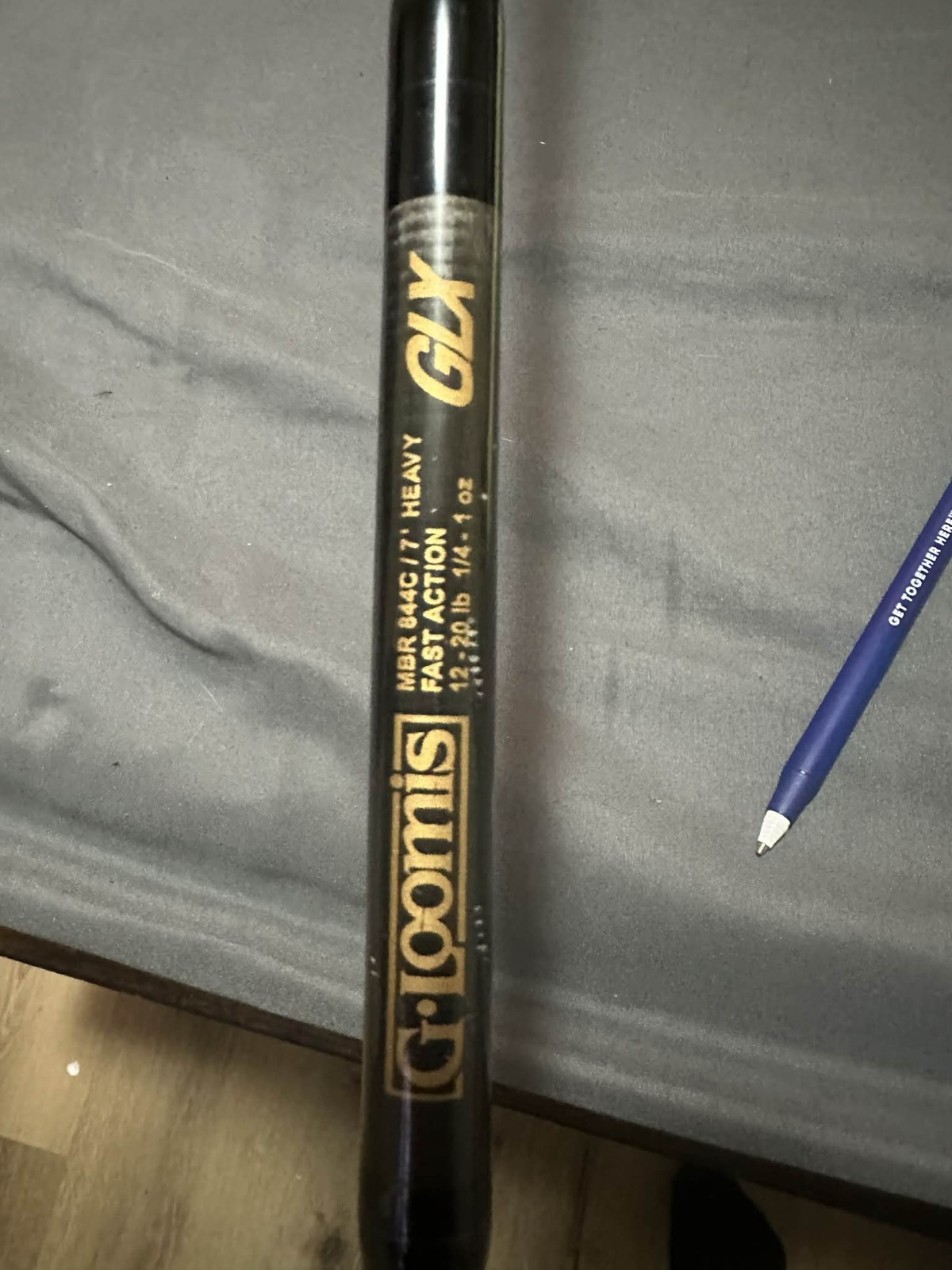 G.Loomis GLX MBR844C Heavy Fast 7 ft Casting Rod 12-20 lb 1/4-1 oz Black