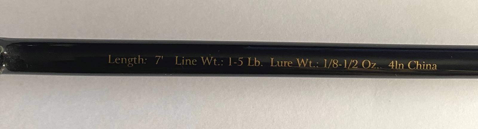 High modulus Graphite Trout Spin Rod – 2 section 7’0″ – Light Guides -New