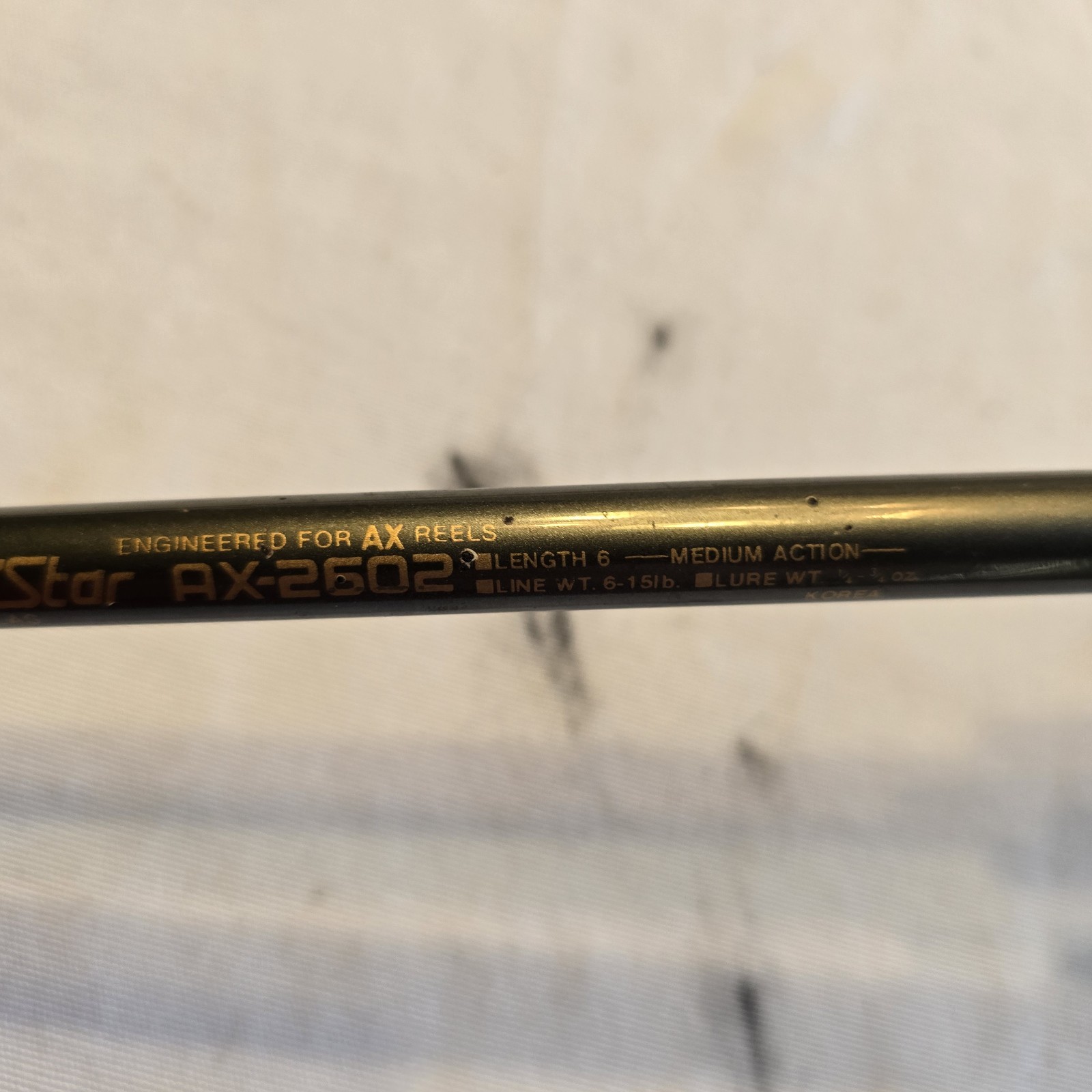 Shimano AX-2602 Fightin Star Aeroglas 6′ Medium Spinning Fishing Rod 2pc