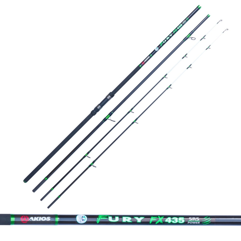 AKIOS Saltwater Fishing Surfcasting Twin Tipped Rod FURY FX435 SRS TT