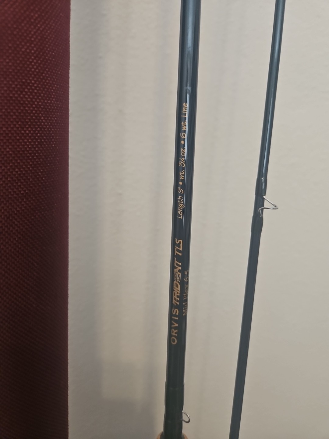 Orvis Trident TLS Mid Flex 6 Wt 9 Ft Fly Rod