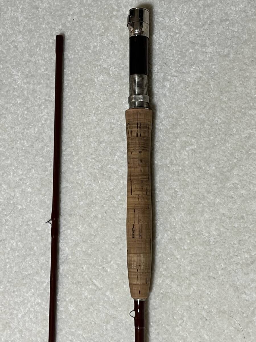 R.L.Winston Retro #3 3pc White Teg Glass Rod with Original Tube Bag RLWinston