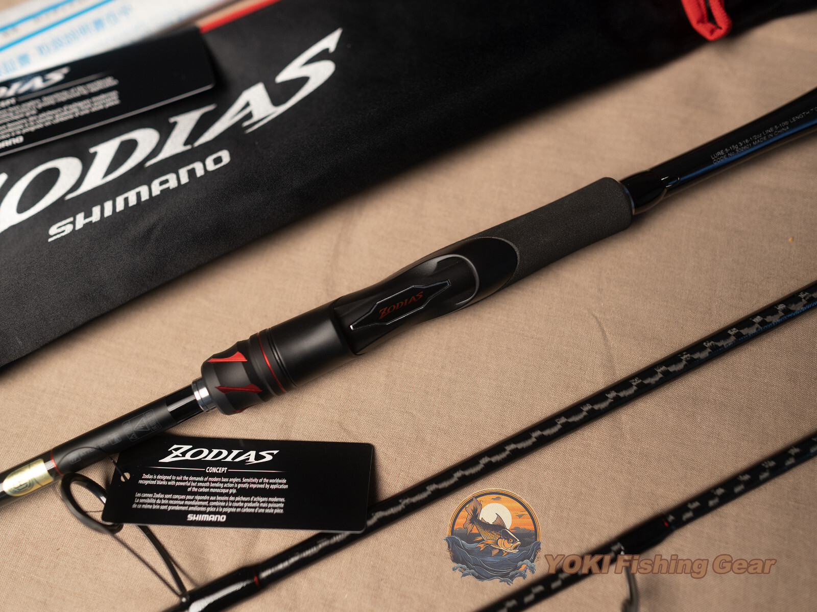 Watch Our Product Video-Shimano 21 ZODIAS Pack S70M-5 Spinning Rod for Bass