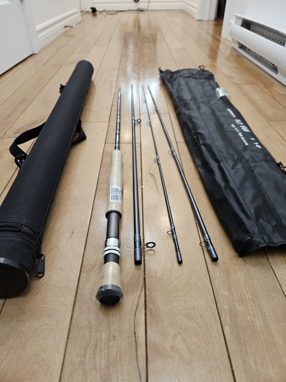 Honoreal Fly Rod 9ft 7/8wt With Carry Tube 4 Piece Fly Rod
