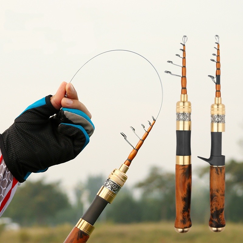 Telescopic Fishing Rods Spinning Casting Rod Carbon Fiber Rod Bass Ultra Light