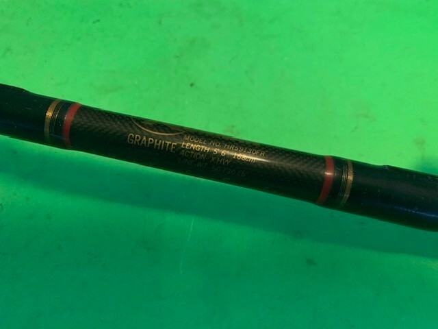 KUNNAN HOT RAIL SPIRALTECH GRAPHITE 5 FOOT 6 INCH 50 TO 130# RATED FISHING ROD