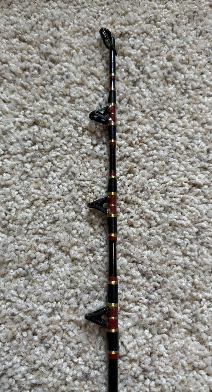 Vintage Fenwick 6’-6” Seahawk Offshore SO~6465HC 30-80 Lb Test Line Fishing Rod