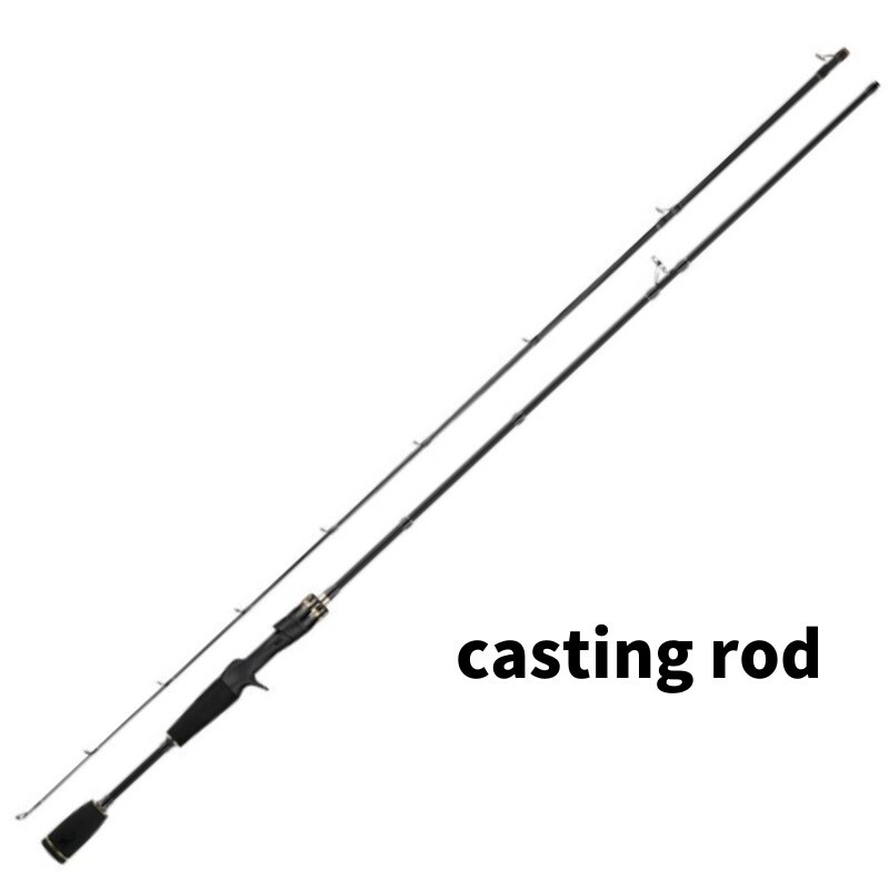 Fishing Rods 5.51FT 5.9FT Casting Spinning Rod Carbon Fiber 2 Section Lure Poles