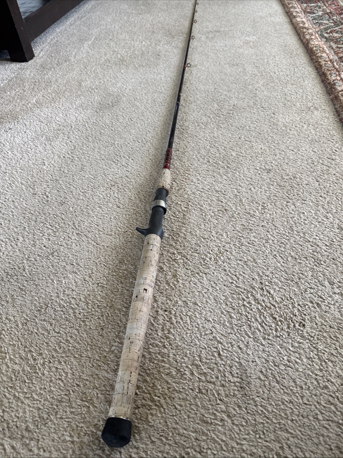 ABU GARCIA 7’6” 15-30LB MED HVY BASS TOURNAMENT LARRY NIXON FISHING ROD