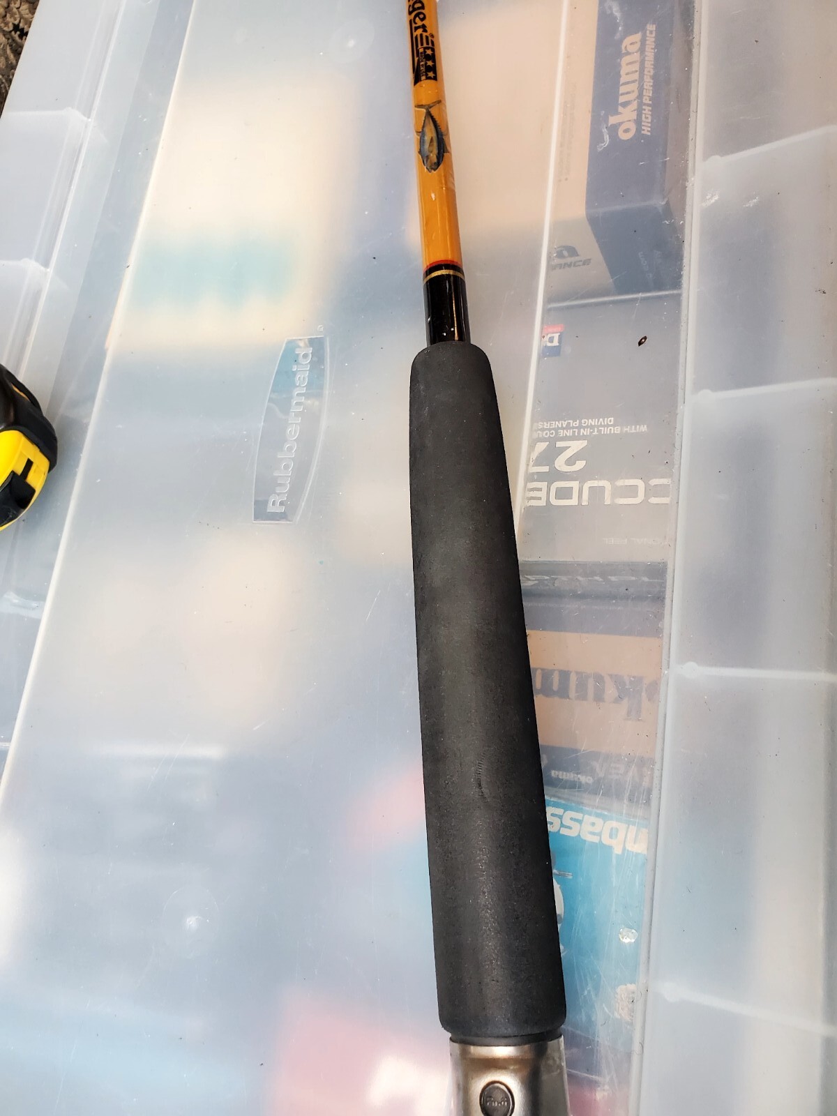 Shakespeare Ugly Stik Tiger BWC2200 Sigma 12-20lb 6’6″ boat rod made in USA EUC