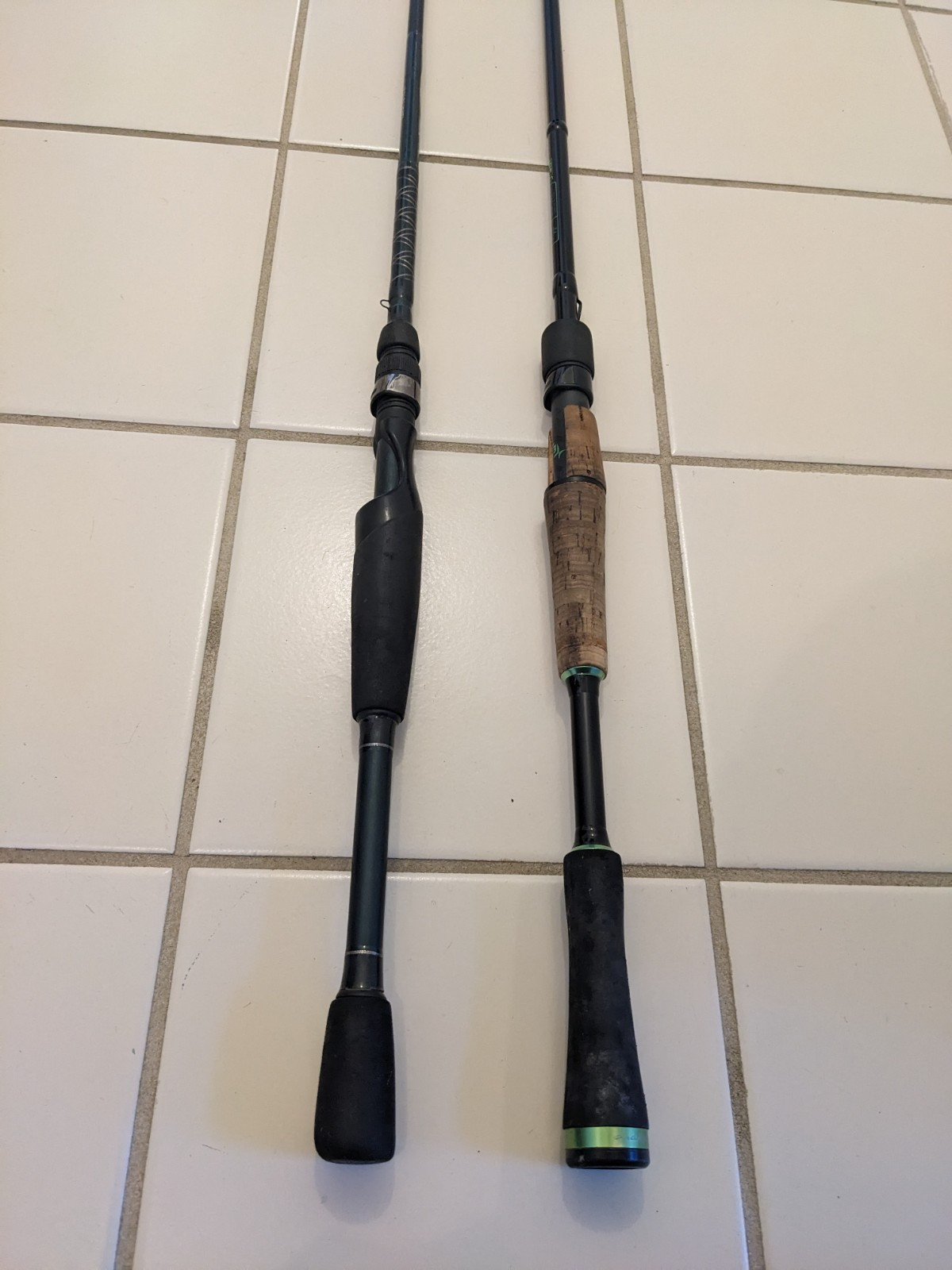 13 Fishing Omen Green Spinning Rod – Shortened to 77″, Professionally Re-Tipped