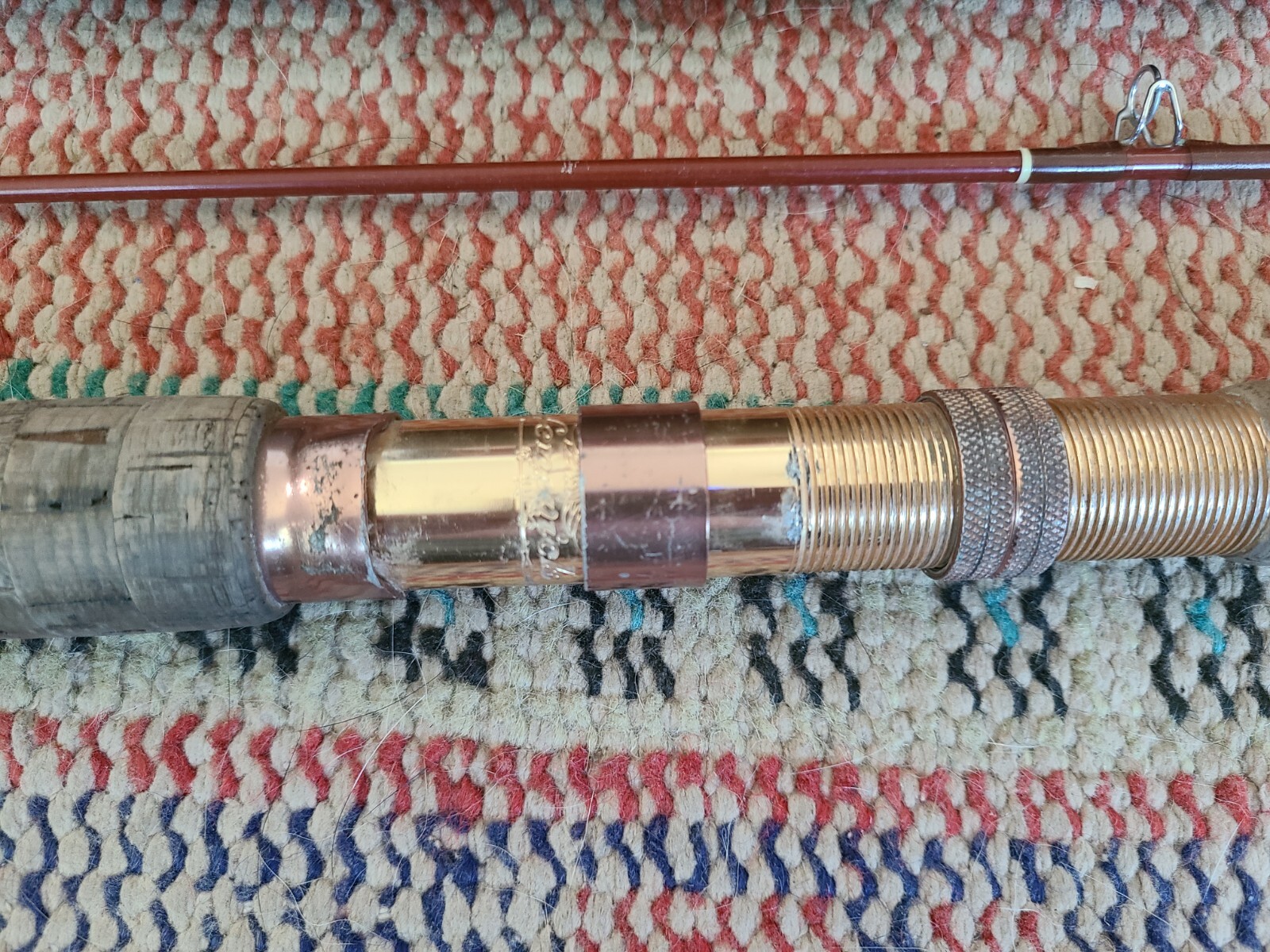 Vintage Fenwick FS85 8’6″ 8-15lb Spinning Rod & Plastic Carrying Case
