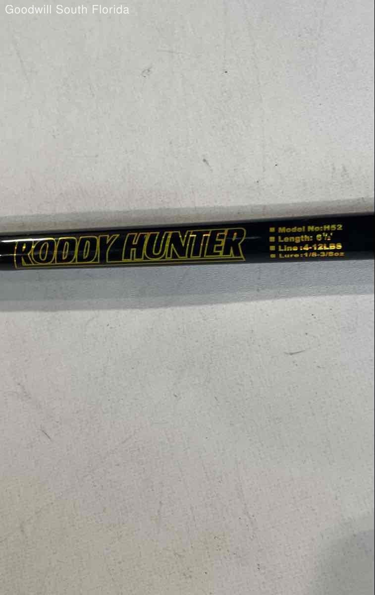 Roddy Hunter H52 Black 6.5 Inch Spinning Reel And Fishing Rod