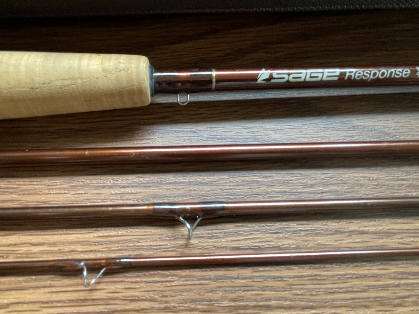 Sage Response 490-4 4 Line 9’0″ 3-1/8oz Tube Used Fly Fishing Rod Carbon Japan