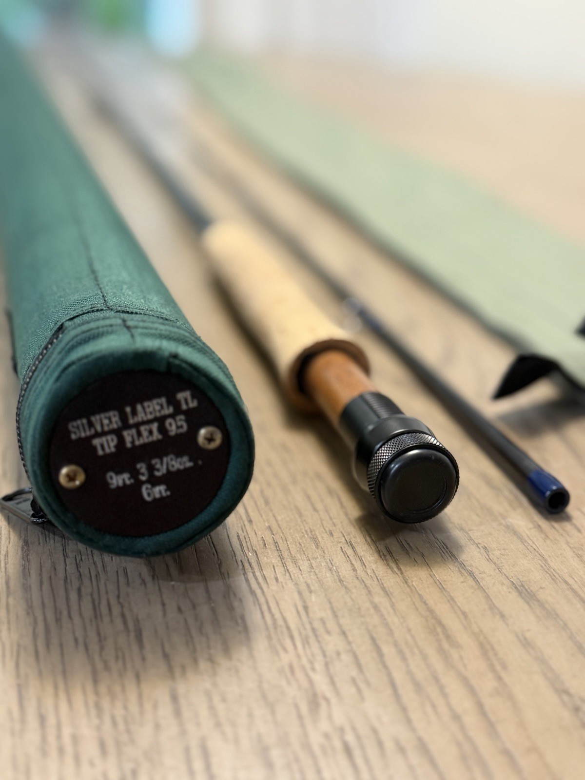 Vintage Orvis 2pc Silver Label TL Tip Flex 9.5 fly fishing rod 6wtMake An OFFER