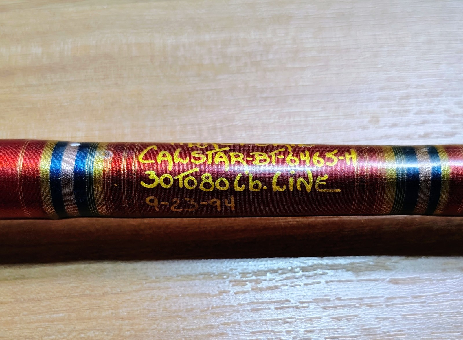 Calstar BT6465H Custom Conventional Tuna Rod The Longfin Offshore Saltwater RED