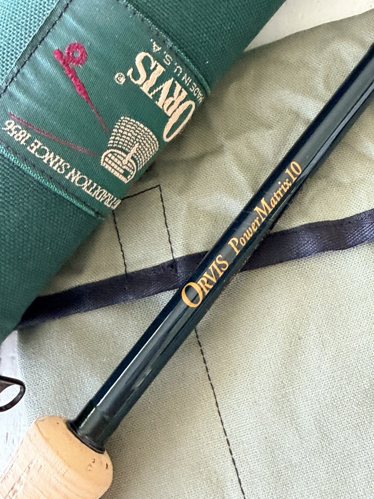 **BEAUTIFUL** ORVIS TRIDENT TLS F POWER MATRIX 10. 8wt. 9’ft Rod🔥~EXCELLENT~🔥